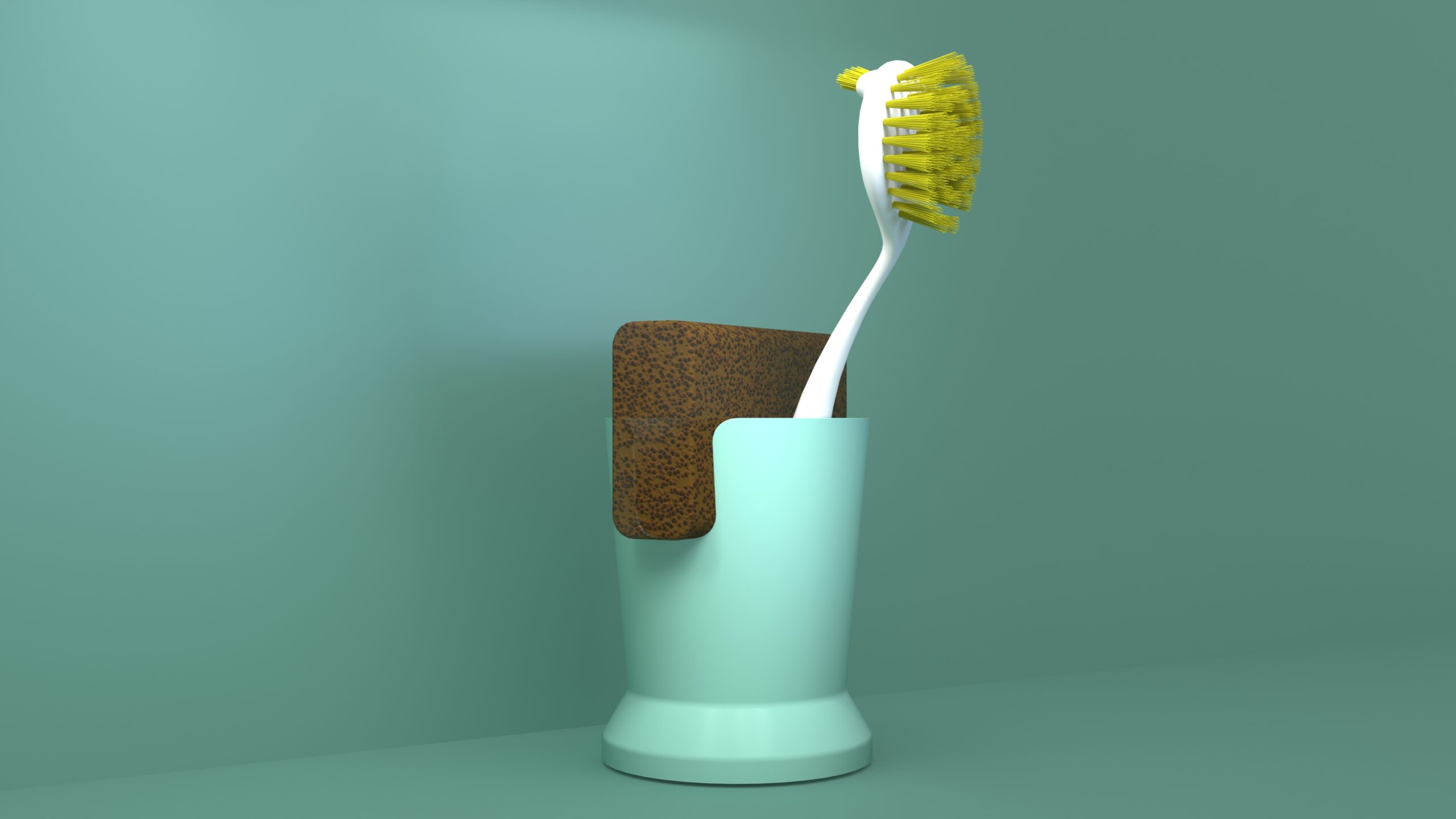Kitchen Sink Sponge & Scrub Brush Holder